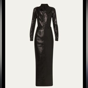 Elegant Black Long Sleeve Dress